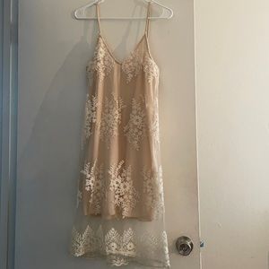 Charlotte Russe Lace Slip Dress